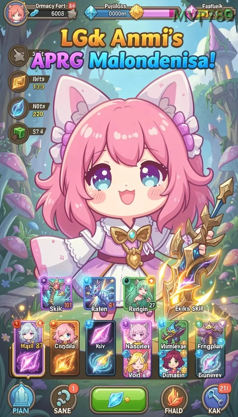 Cuplikan layar RPRPRP — menu navigasi