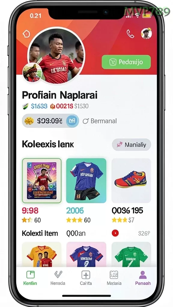 Cuplikan layar JARING08 — pengaturan akun